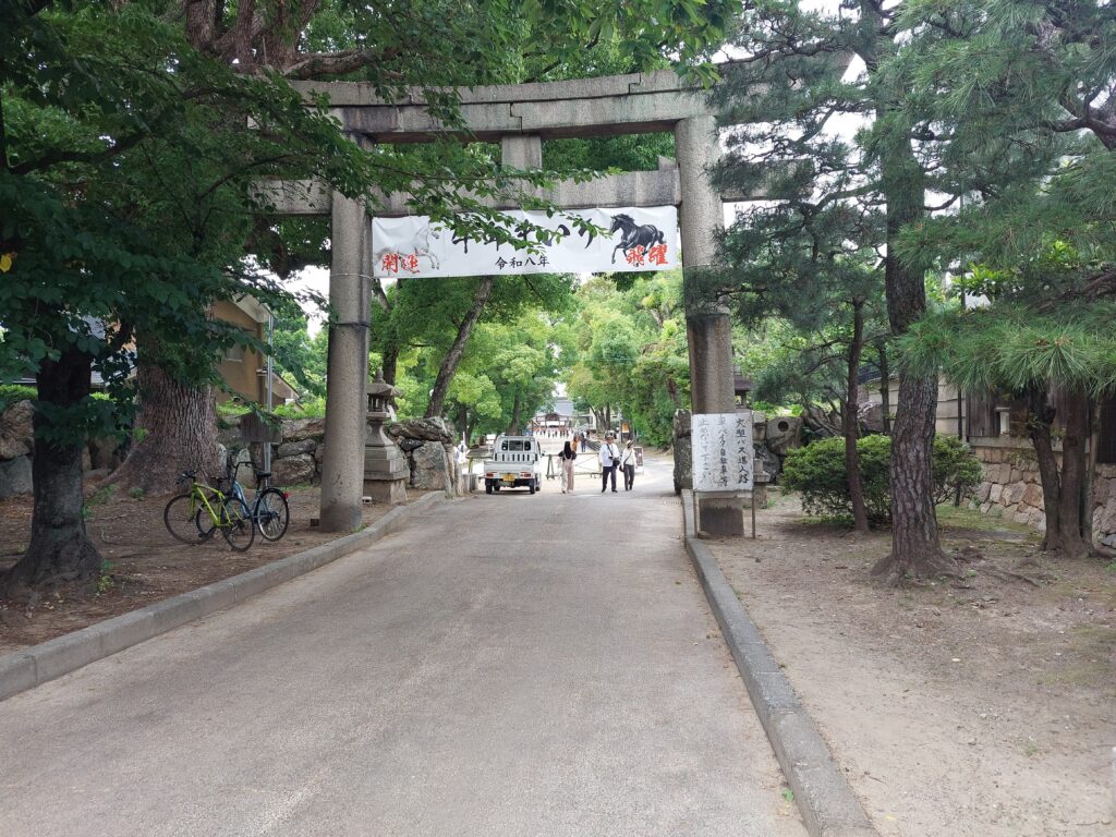 京都　藤森神社の鳥居